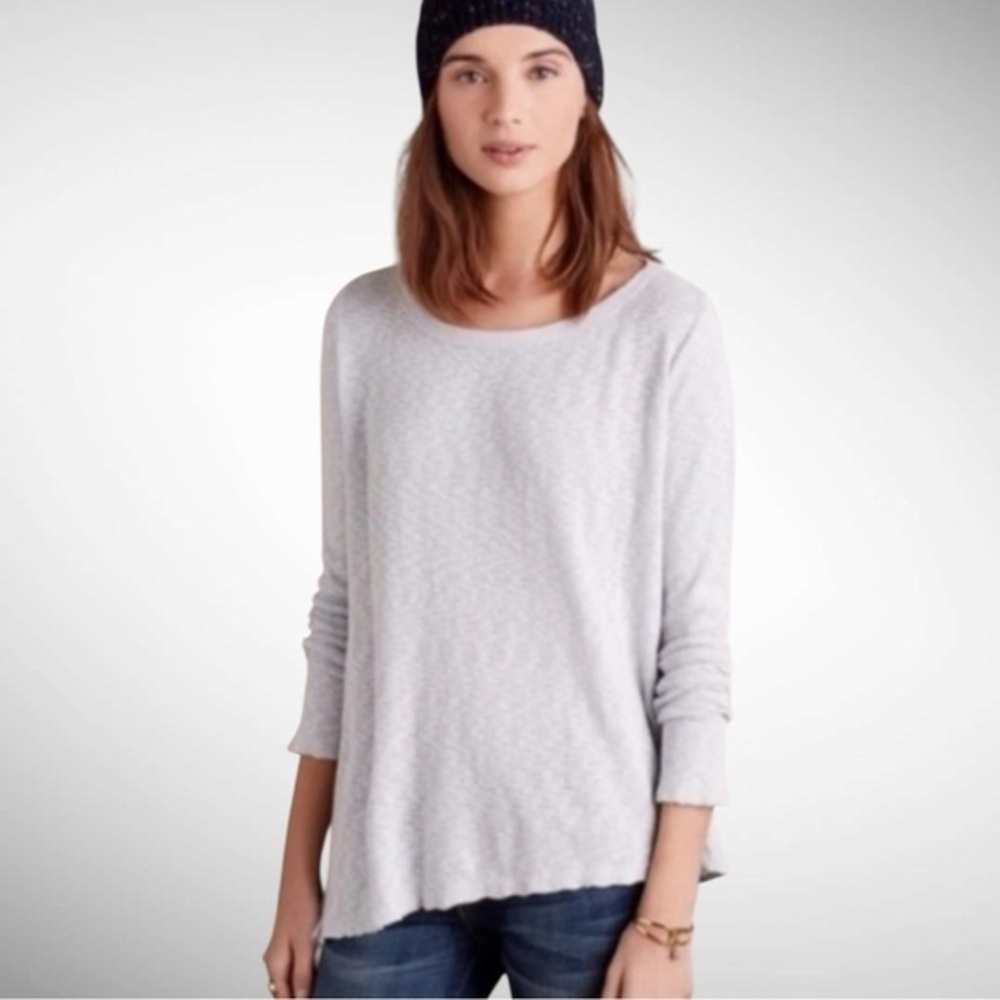 Anthropologie Left of Center Gray Women's Top